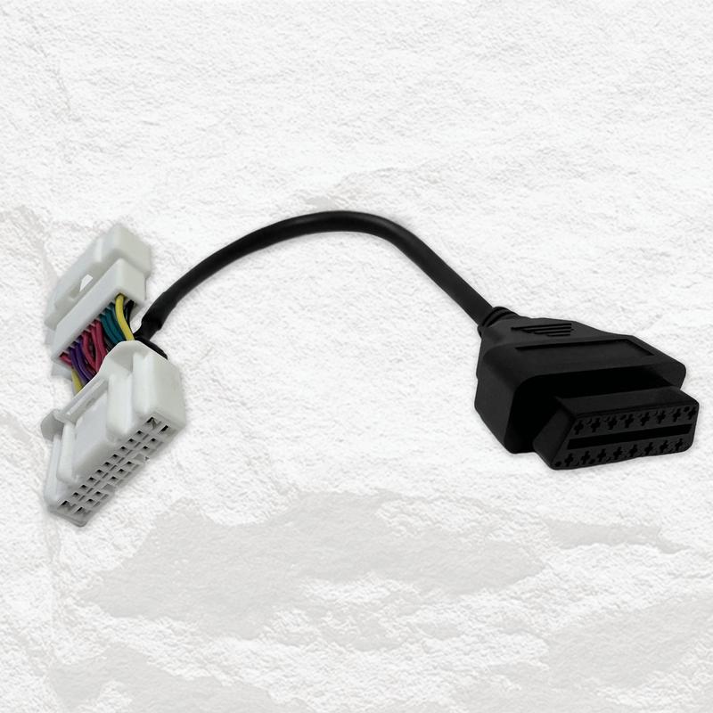 20pin OBD Connector for Tesla Model 3 before January 2019 For X431 OBD2 Diagnostic Adapter Cable 20pin Male/Female to OBD2 16pin