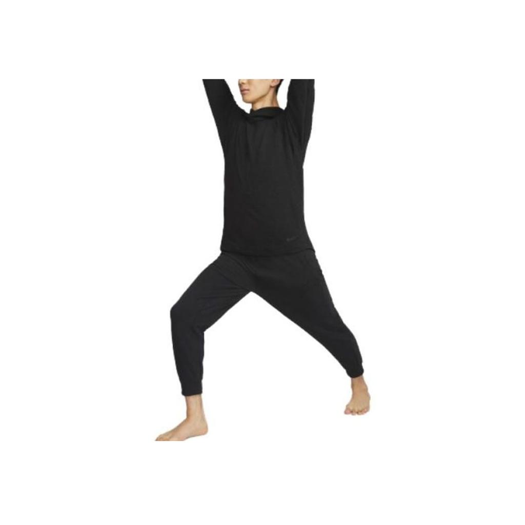 Nike Yoga Dri-Fit Pullover Long Sleeve Hoodie Men Tops Black DV9876-010