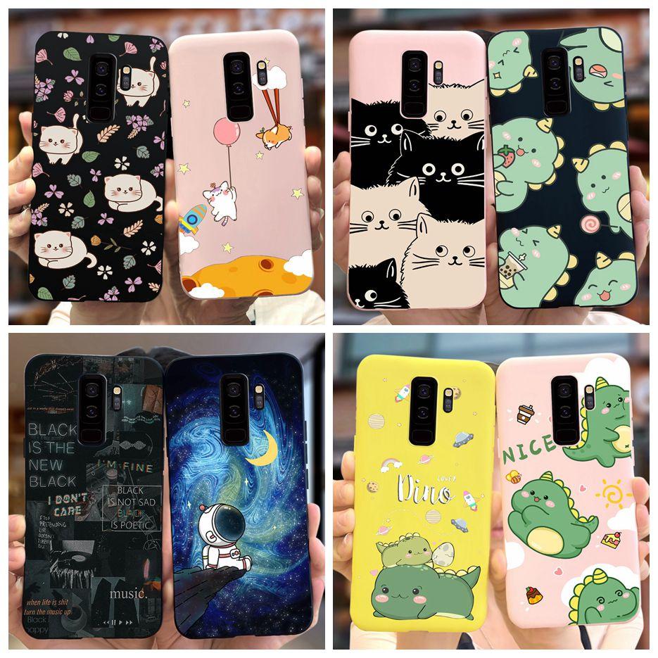 For Samsung Galaxy S9 Plus Case Cute Dinosaur Cartoon Cover Soft Silicone Phone Case For Samsung S9 Plus S9+ GalaxyS9 Back Cover