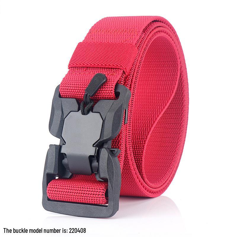 Men's Quick-Release Elastic Tactical Belt: Multifunctional, Casual & Minimalist