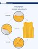 27kids Korean Style 2024 Summer Plain Vest T-shirt for Kids - No Pattern