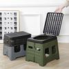 Outdoor Camping Portable Toilet with Bag Multi-purpose Folding Toilet with Lid Kids Adults Car Emergency Toilet Collapsible Travel Potty