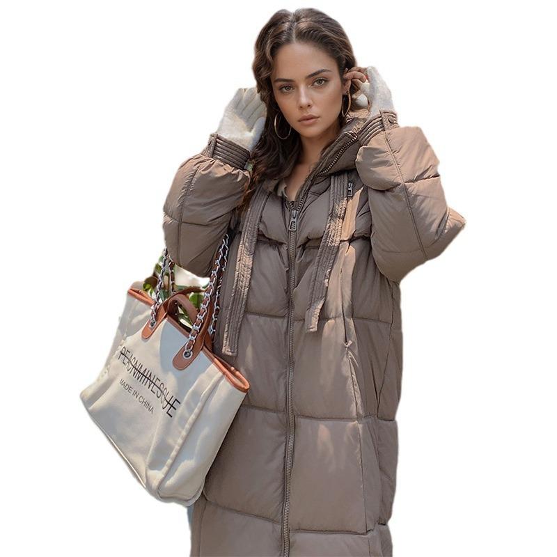 Женская утепленная парка с капюшоном — фото 6