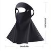 Ice Silk Sun Protection Mask with UPF50+ for Ultimate UV Block 3D Anti UV Neck Scarf Summer Cooling Face Cover for Women Men