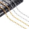 316L Stainless Steel Rolo Necklace for Women Men Oval O Link Chain On Neck Collar Choker Gold/Silver Jewelry Accessories