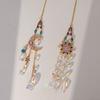 Crystal Suncatcher Prisms Rainbow Pendants Sun Moon Hanging Ornament Window Hanging Sun Catcher Wide Chime For Home Garden