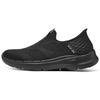 Go Walk 6 Slip-Ins Comfortable Versatile Shock Absorbing Durable Breathable Lightweight Rebound Low Top Casual Shoes 216278-BBK