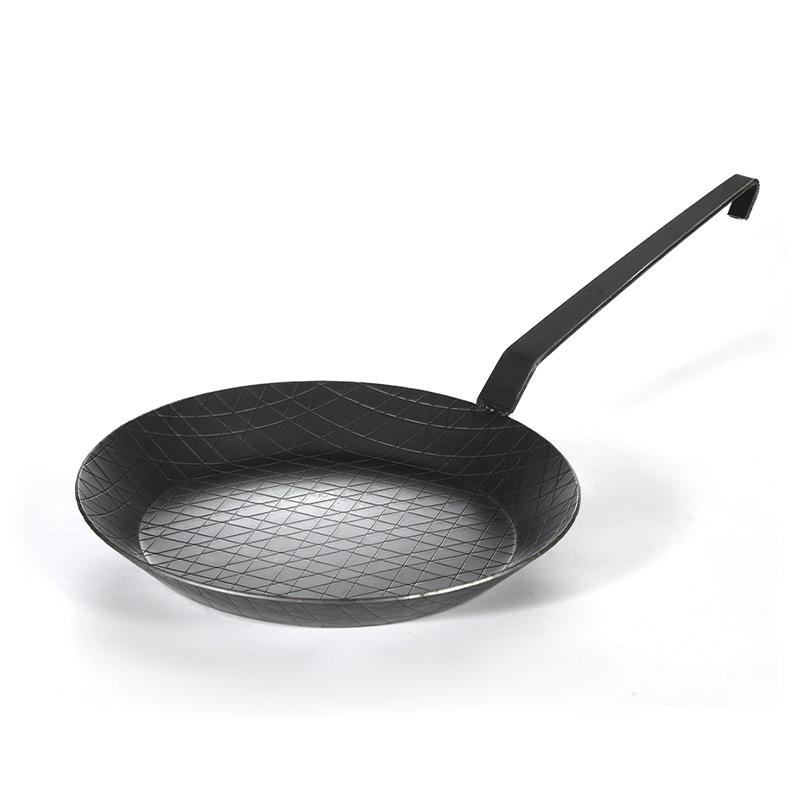 

Pre-Seasoned Carbon Steel Skillet 11 Frying Pan Use in the Oven, on the Stove, Camping Cookware Cast Iron Lightweight Chef Pot