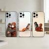Wallpaper Baby Monkey Phone Case For iPhone 17,16,15,14,13,12,11 Plus,Pro Max,SE4Soft Silicone Black Cover