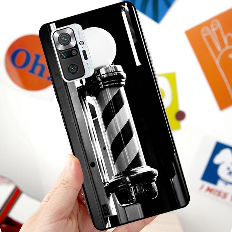 Coque Étui Coiffeur pour Xiaomi Redmi Note 12 Pro 11 8 9 10 Pro 9S 10S 11S 12S Redmi 12C 10C 9C 10A