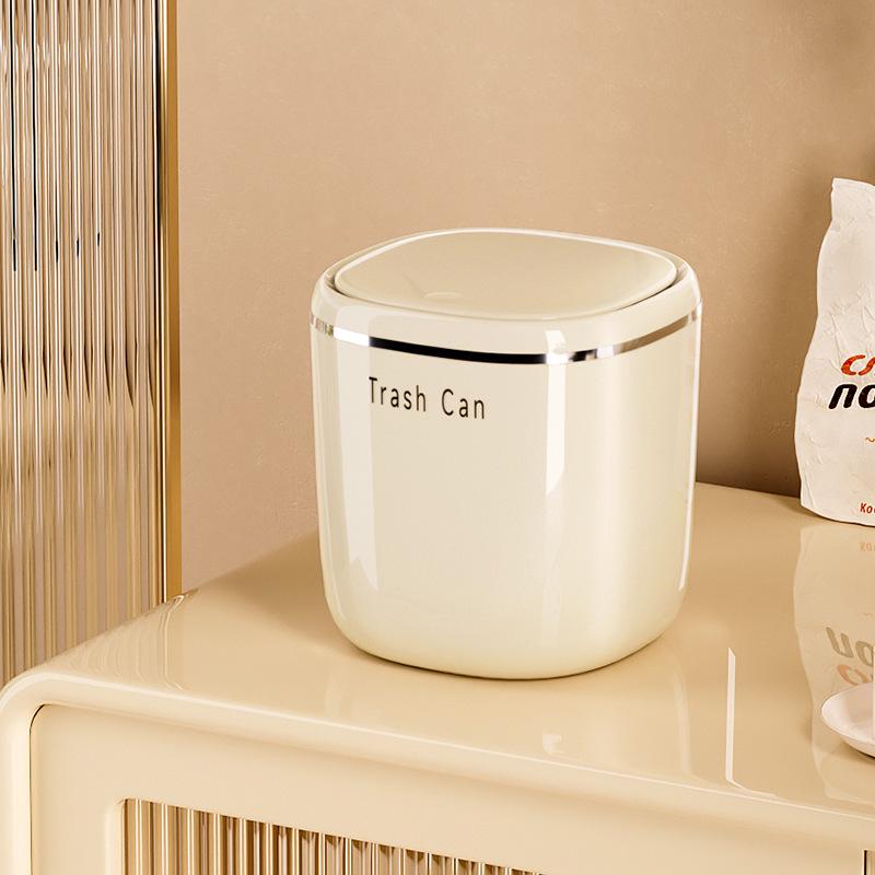 Luxe Press-Type Desktop & Car Trash Bin for Home & Office