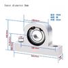 1PCS P-Type Vertical Bearing Housing Components Aluminum Alloy Support Fixed Seat Screw Rod Optical Axis Shaft Support Bearing