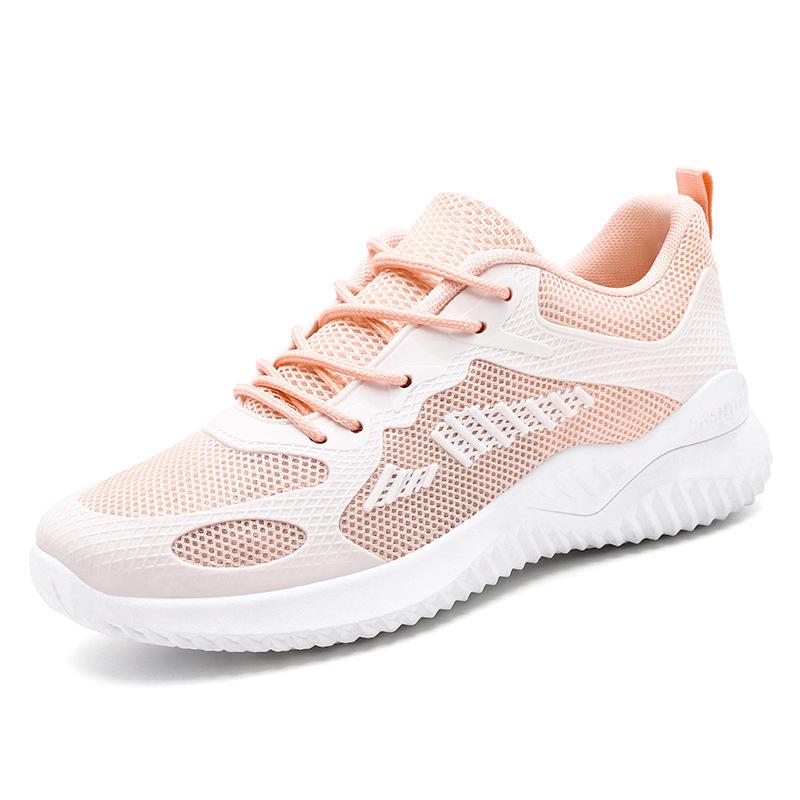 Sneakers Women's Spring New Casual Breathable Running Shoes Soft-soled Women's Sports Shoes