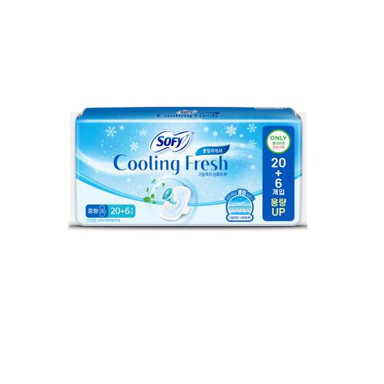

Sophie Cooling Fresh Sanitary Pads (Choose 1 of 9 types) (Super Long/Liner/Pad/Safe Sleep Panties) Medium 26P increase