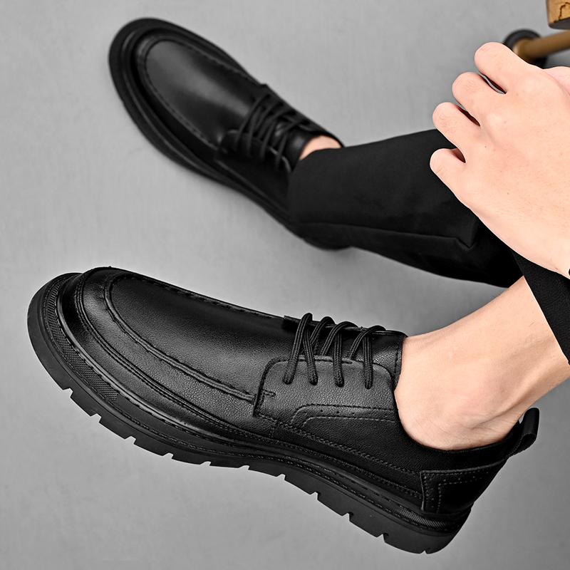 Fashion Men Casual Shoes Genuine Leather Breathable Men Sneakers 2024 New Male Comfortable Cow Leather Flat Footwear Sneakers Men Shoes