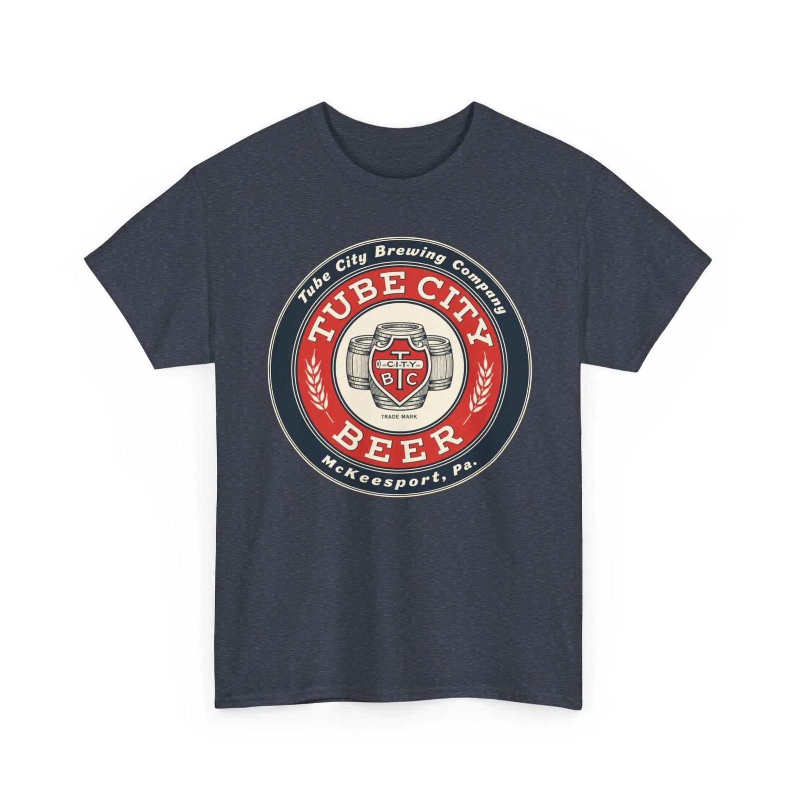 Tube City Brewing Co McKeesport PA Pre-Prohibition Beer Retro Breweriana T-Sirt 3XL