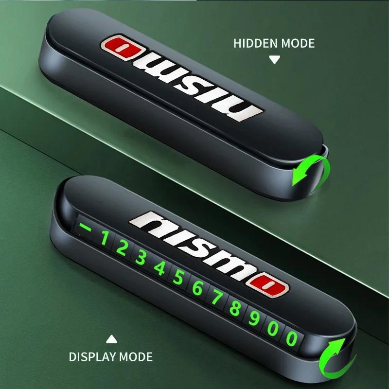 Auto Styling Temporäre Parkkarte Telefonnummer Karte Schild Für Nissan Nismo Qashqai J10 Juke Micra Leaf Sentra Patrol Y61 Note
