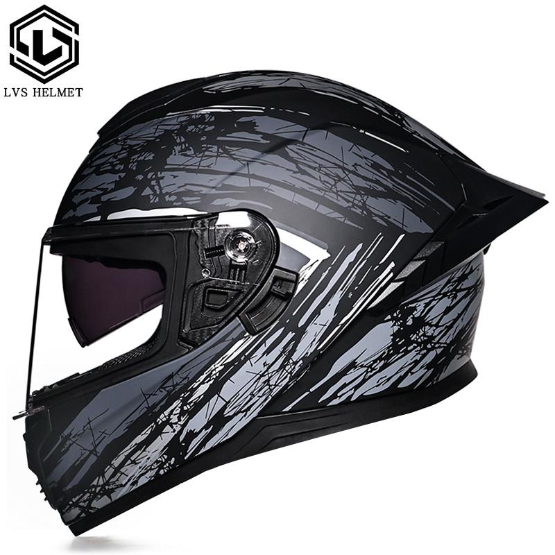 2024 NEW Motorcycle Full Face Men Helmet Big Tail Women Riding Helmet Casco Casque DOT Approved