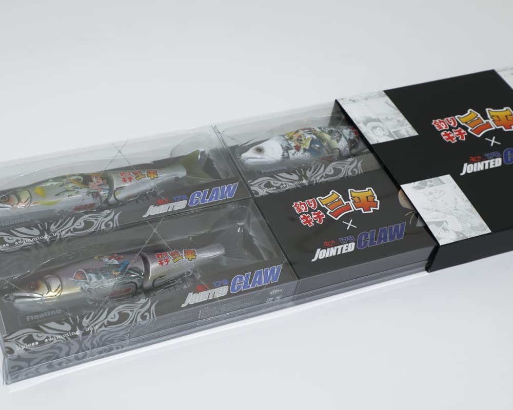 Guncraft Bass Lure Fishing Kit Sanpei x Jointed Claw 178 3 Color Set B