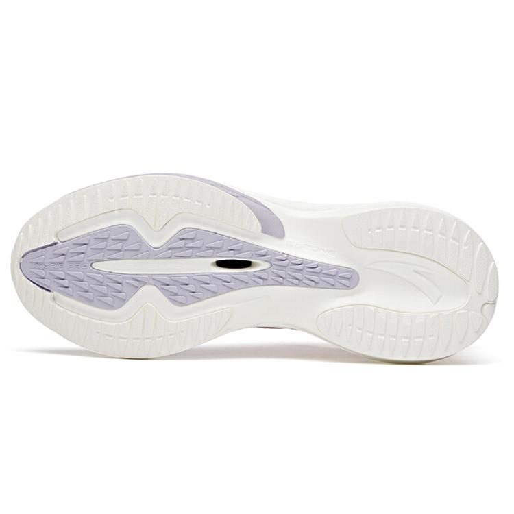 Anta Gazelle 1.0 Comfortable Low Top Running Shoes Women's Pink White Purple 122125585-4