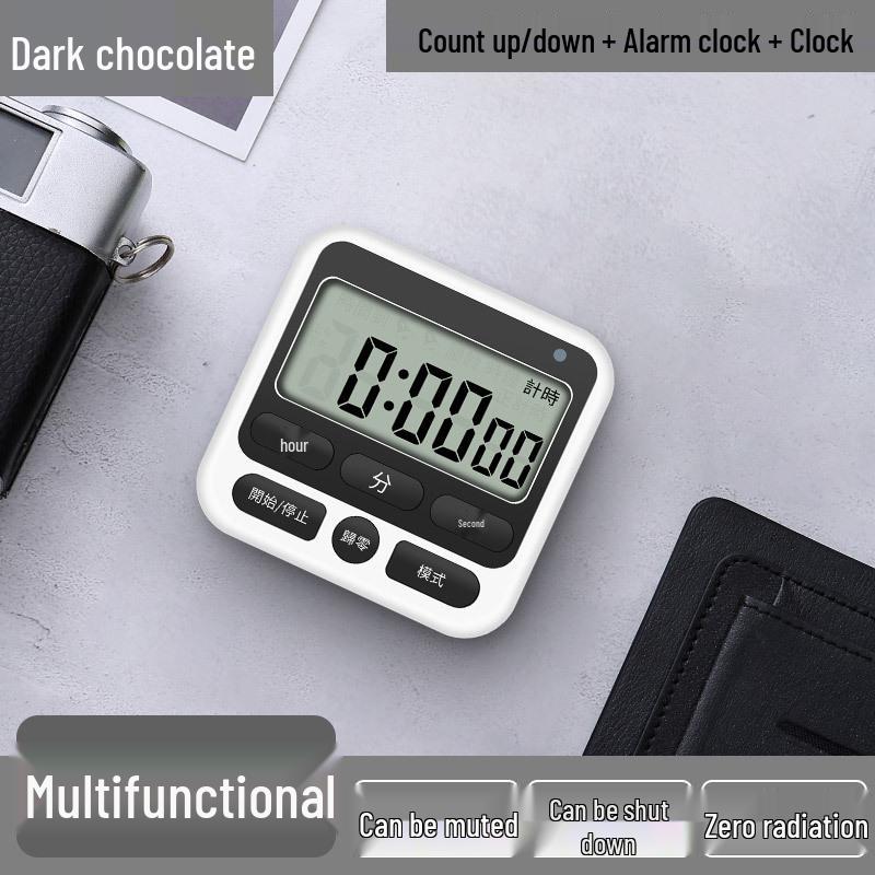 Vibrating Silent Timer & Alarm Clock for Exams: Dual Stopwatch & Countdown for Effective Time Management