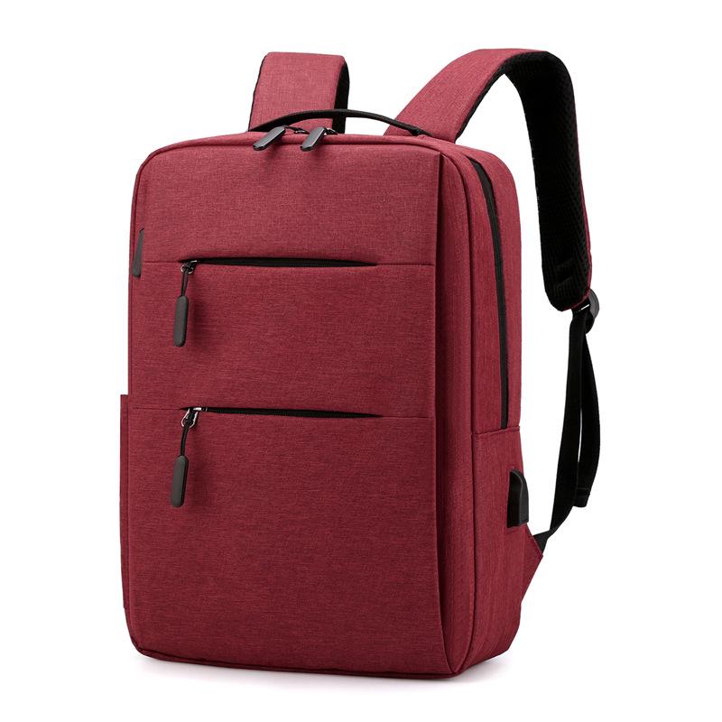 

High-Capacity Backpack with Logo Printing for Students – Ideal for School and Travel вина червоного кольору