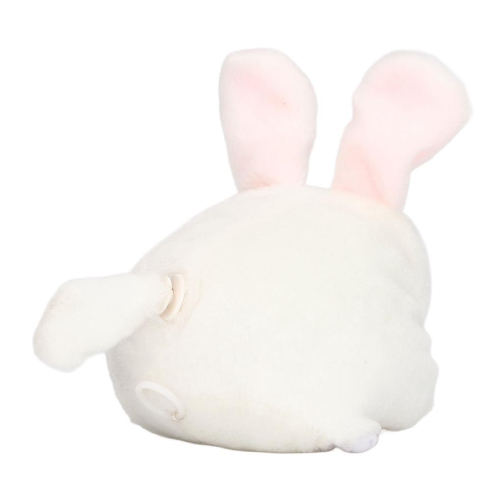Plush Bunny Clockwork Toy Tail Shaking Rotating Cute Exquisite Fine Workmanship Plush Bunny Toy