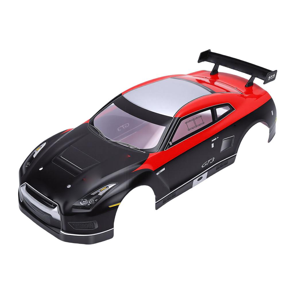 1:10 Scale RC Car Body   Remote Control Car   Frame and Rear Wing for 26cm Wheelbase Racing Cars