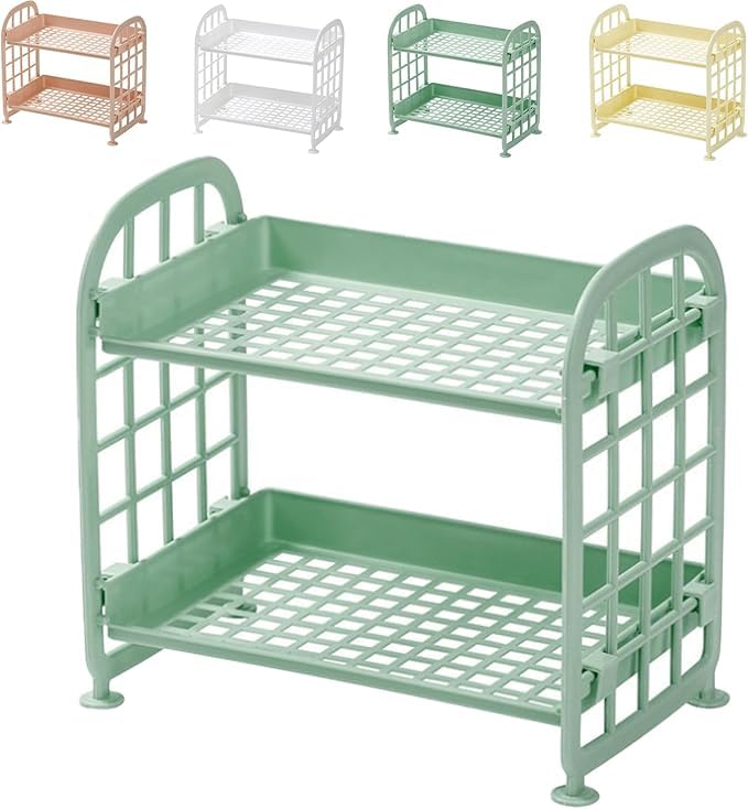 

Desktop New Mini Small Item Multifunctional Desktop Small Item Desktop Cosmetic Easy Suitable for Suitable for Stationery and Office Supplies Rack,
