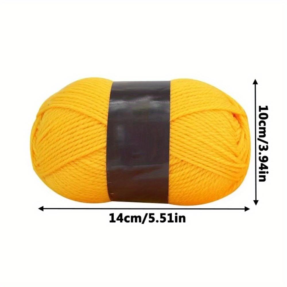 2pcsYarn for Hand Knitting Medium Thickness (3mm) Soft and Bulky Yarn Yarn Crocheting Knitting for Scarves Hats Shawls Cardigans and Gloves