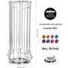 Porte-Capsules De Café - EXZACT - Compatible Lavazza Mio - Support Rotatif - Chromé - 28 Capsules