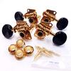 GOTOH UK12 05MAB GG Ukulele Tuning Pegs (Gold, Black Buttons)