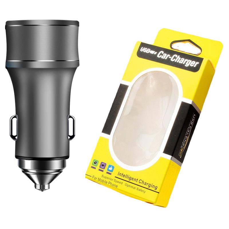 36W Dual USB & Type-C PD QC3.0 Fast Car Charger