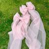 Große rosa Schleife Schleifenknoten Dekoration Prinzessin Mädchen Geburtstagsparty Hochzeit Babyparty Bogenabdeckung Raum Hängende Dekoration Schleifenknoten