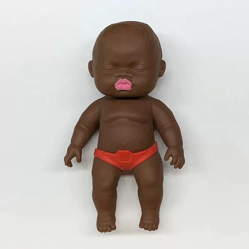 

Natasha Funny African Style Black Doll Stress Relief Toy Squishy Creative Prank Toy Pressure Release Relaxing Squeeze For Adults General Use 14cm