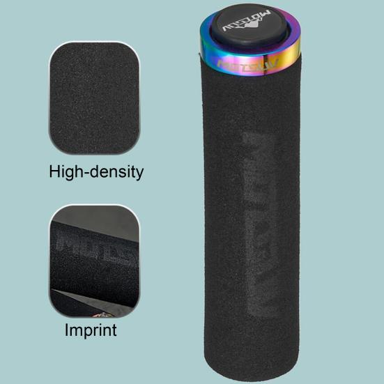 1 par de luvas de guiador de esponja de alta densidade da moda, equipamentos de ciclismo resistentes à corrosão