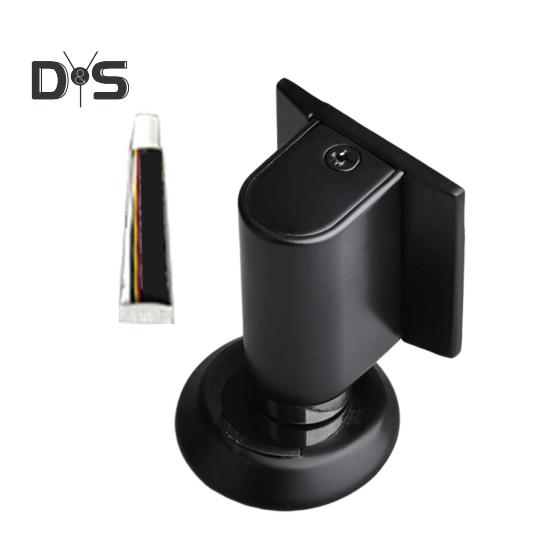 

Магнитный дверной стопор, настенный протектор, прочный цинковый сплав, регулируемый клей, не требующий сверления, противоударный напольный дверной фиксатор, дверной стопор чёрный