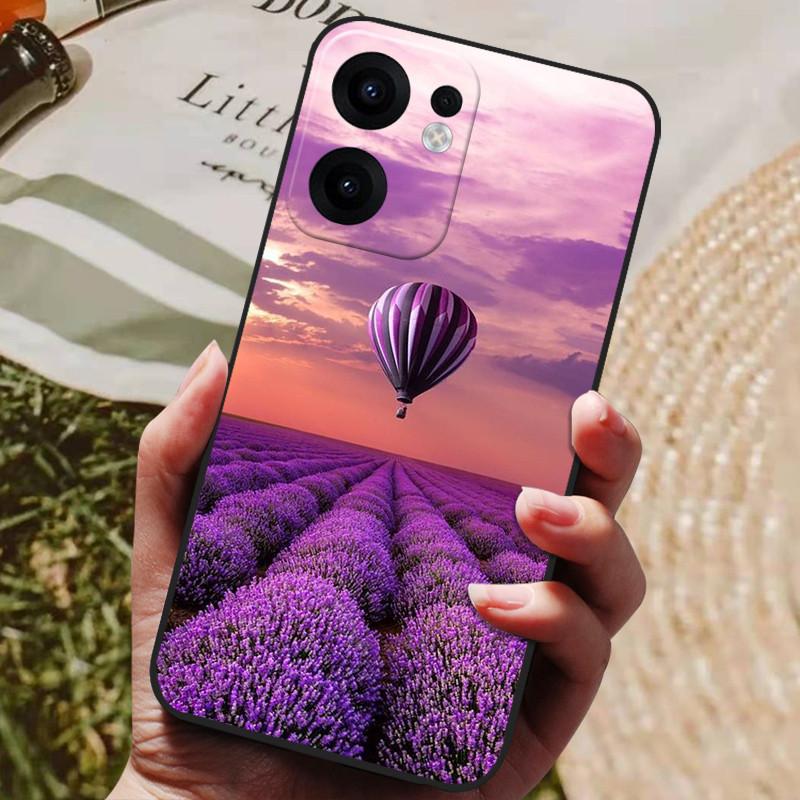 For OPPO Reno13 F 5G Case Reno13F 4G Luxury Painted Phone Silicon Back Cover For OPPO Reno 13F CPH2699 Cases Protective Shell