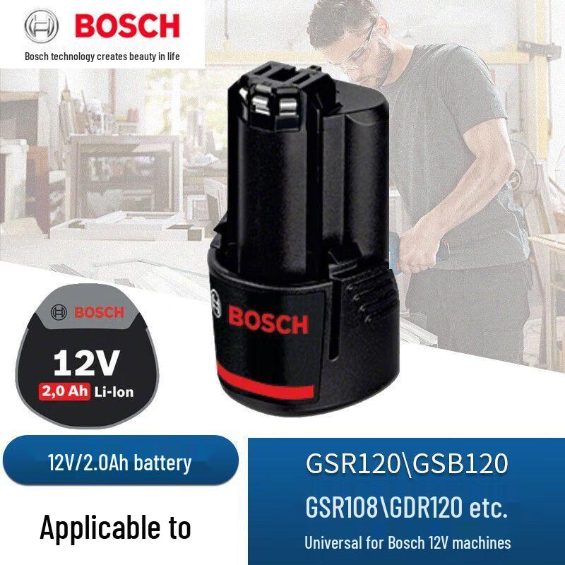 Bosch Original 12V/18V Universal Lithium-Ion Battery & Charger CN plug (adapter included)