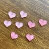 8pcs Heart-shaped Refrigerator Magnet Set - Cute and Simple Decorative Magnets Suitable for Kitchen and Office Whiteboards