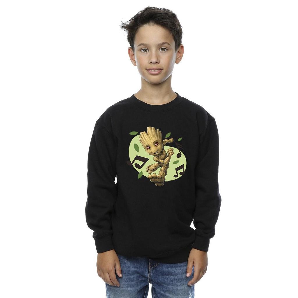 Marvel Jungen Guardians Of The Galaxy Groot Musical Notes Sweatshirt
