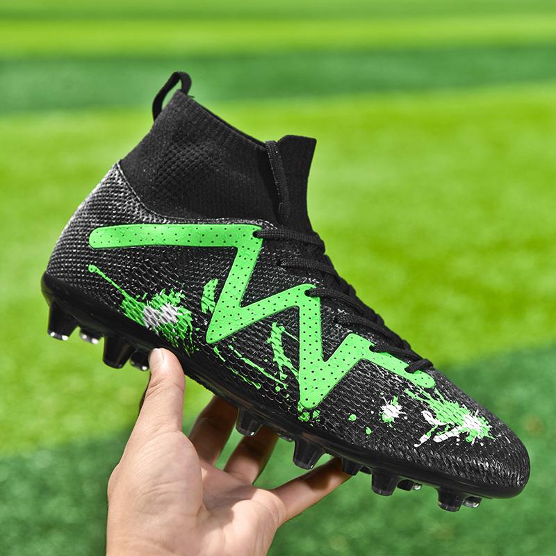 Мужские футбольные бутсы с высоким берцем — фото 5