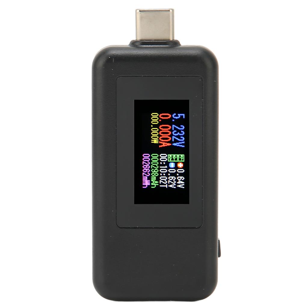 USB Tester Real Time Detection IPS HD Display High Accuracy Power Off Storage USB Voltage Meter