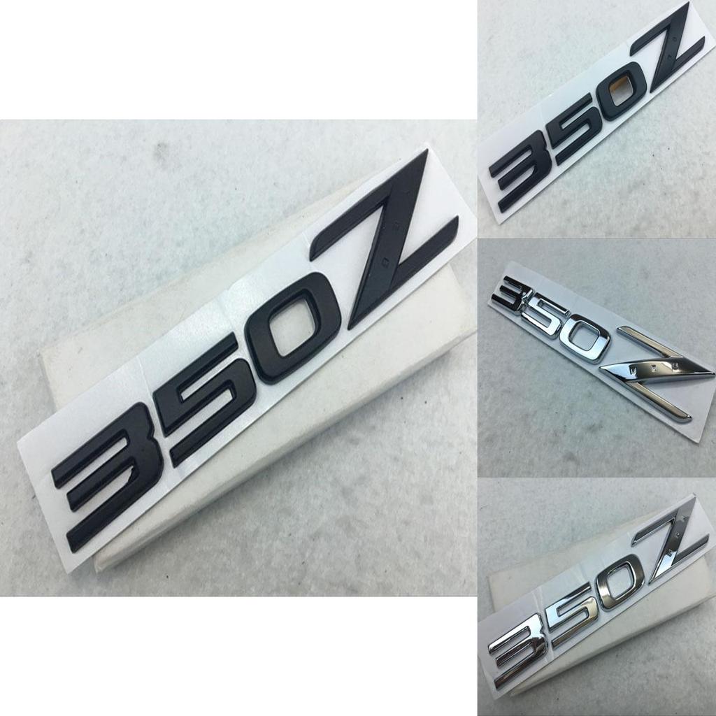 Neues Mattes Marken-Schwarz 350z Emblem Ersetzt OEM 350 Z Heckklappen-Emblem Kofferraum