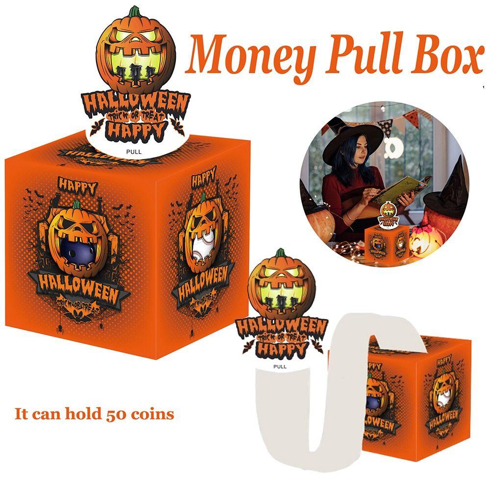 Unique Halloween Cash Gift Box DIY Money Pull Box Funny Halloween Money Box  Halloween Celebration