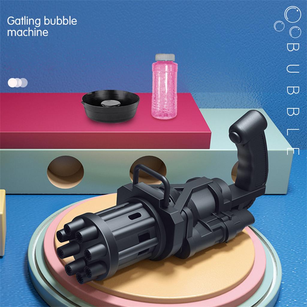 Electric Bubble Machine Eight Hole Huge Amount Automatic Bubble Machine 50ML