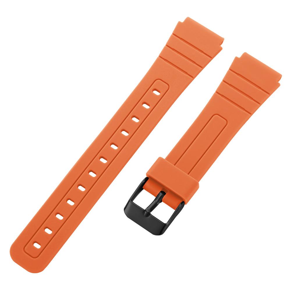 Cinturino in Silicone da 18mm per Casio F91W W800H SGW400 F-91W F84 F105/108 A158/168 AE1200 Cinturino Impermeabile Sostitutivo