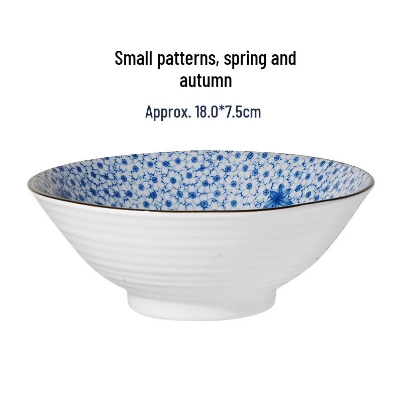 Japanese Style 7-Inch Conical Ramen & Rice Bowl