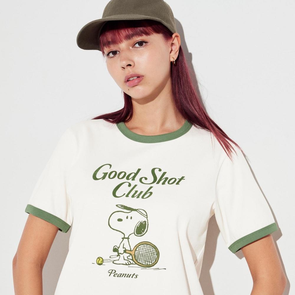 

UNIQLO PEANUTS UT графическая футболка с коротким рукавом E