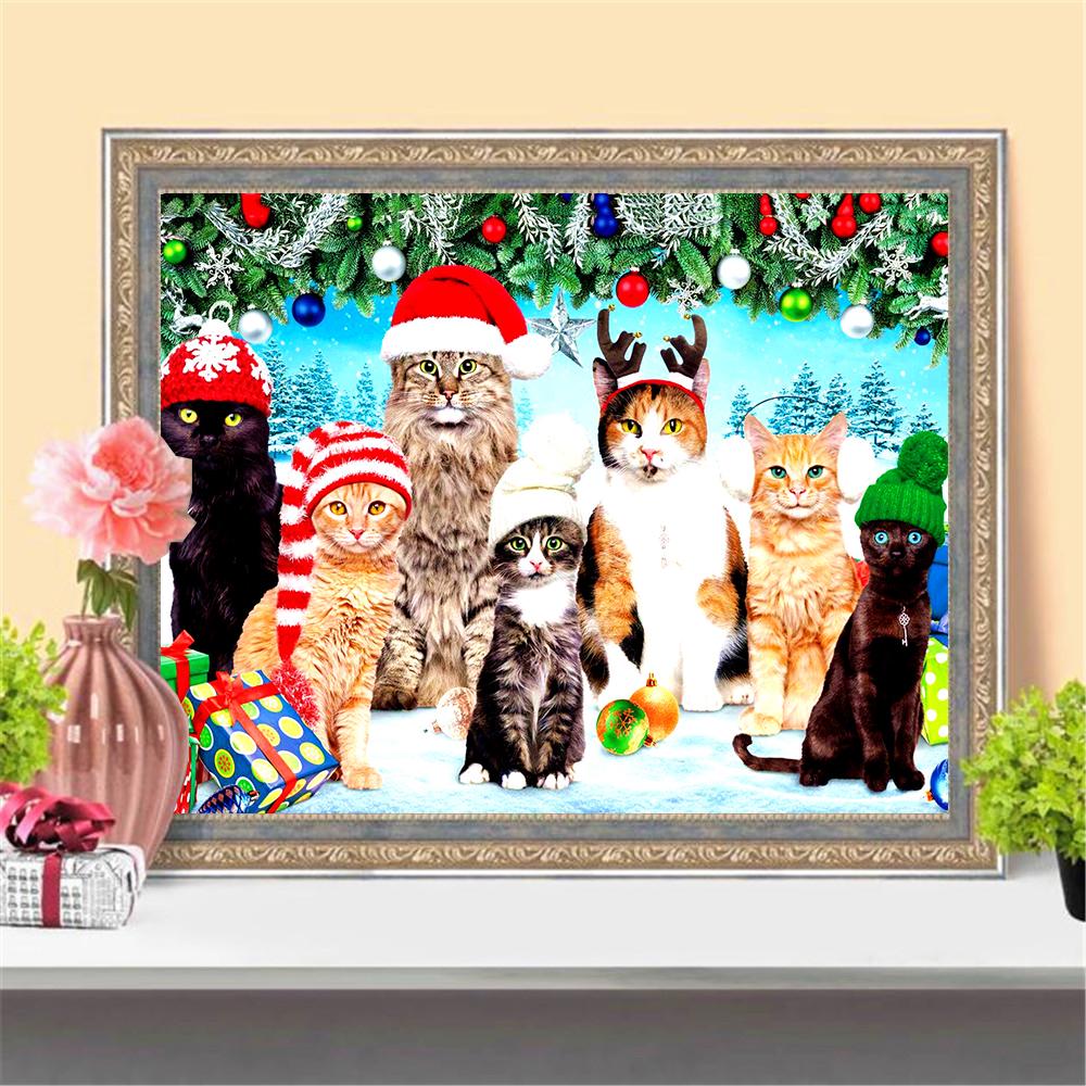 Animal Diamond Painting Full Round Embroidery Picture Handcraft Diamond Art